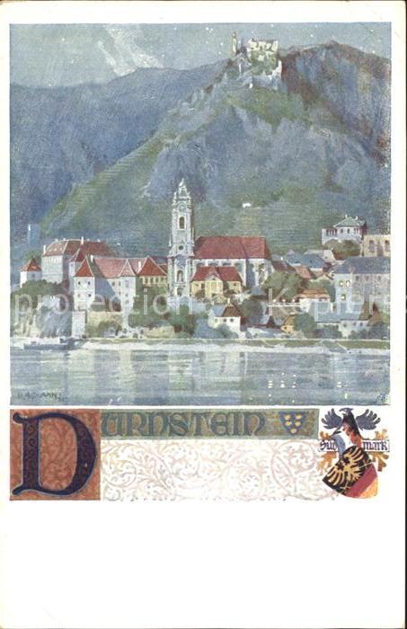 Duernstein Wachau Teilansicht Kirche Schloss