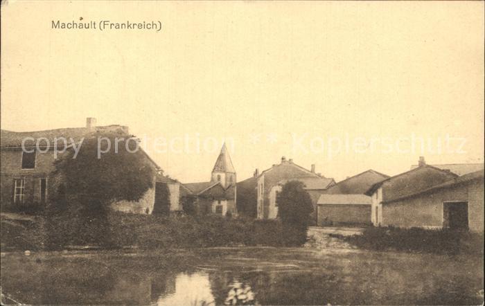 Machault Ardennes Dorfpartie