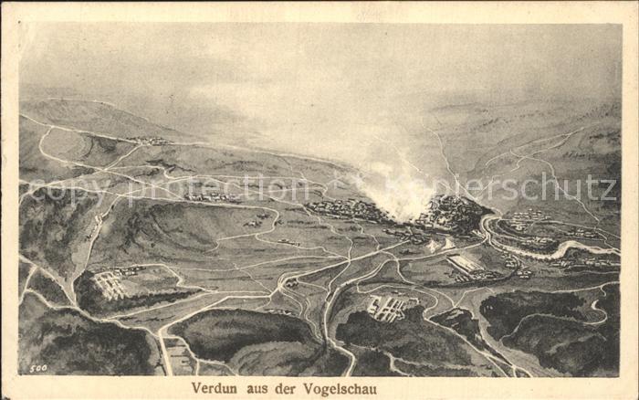 Verdun Meuse WK1 Totalansicht