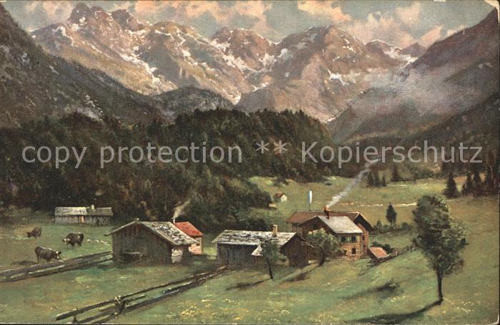 Schwandt Ortsansicht Kuenstlerkarte