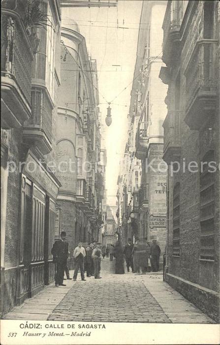 Cadiz Andalucia Calle de Sagasta