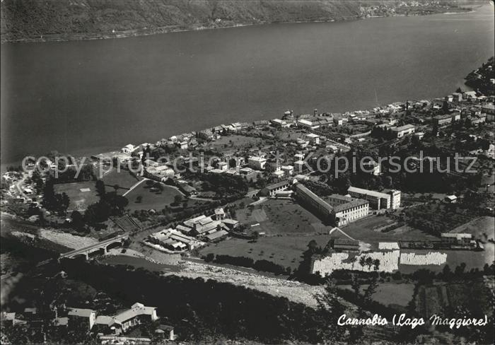 Cannobio Lago Maggiore Fliegeraufnahme