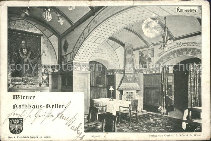 Wien Wiener Rathhaus Keller Rathsstube