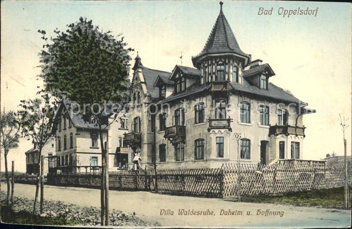 Bad Oppelsdorf Opolno Zdroj Villen Waldesruhe Daheim und Hoffnung