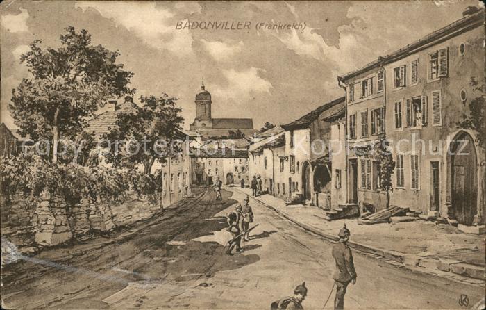 Badonviller Dorfpartie