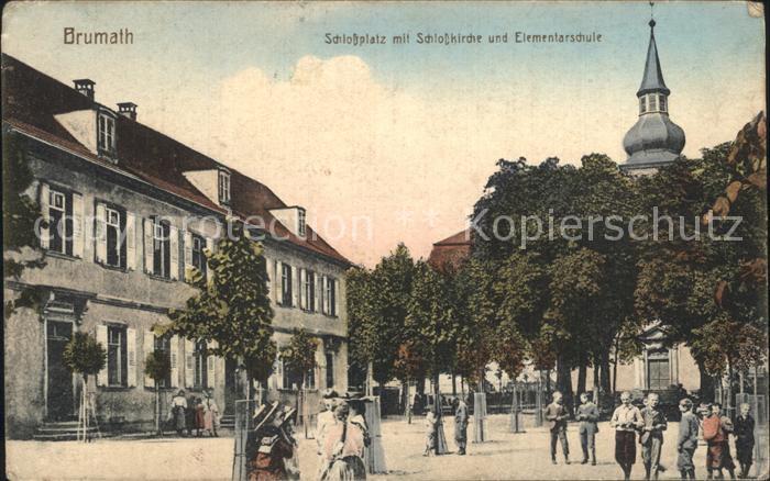 Brumath Dorfpartie Kirche