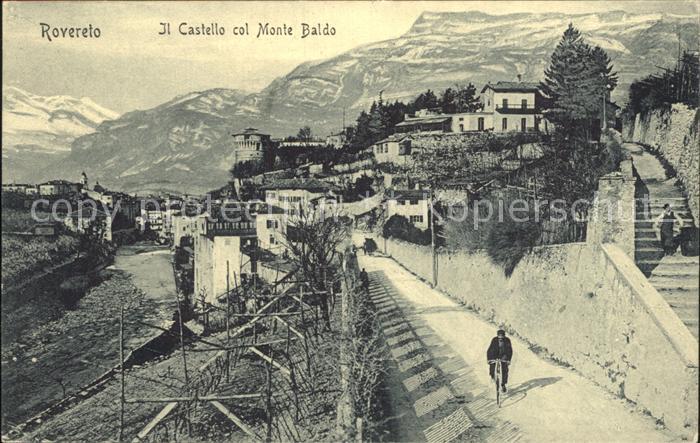 Rovereto Il Castello col Monte Baldo