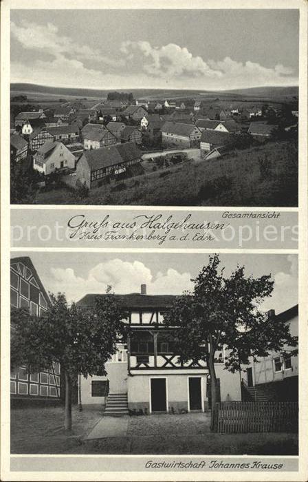 Halgehausen Gesamtansicht Gastwirtschaft Krause