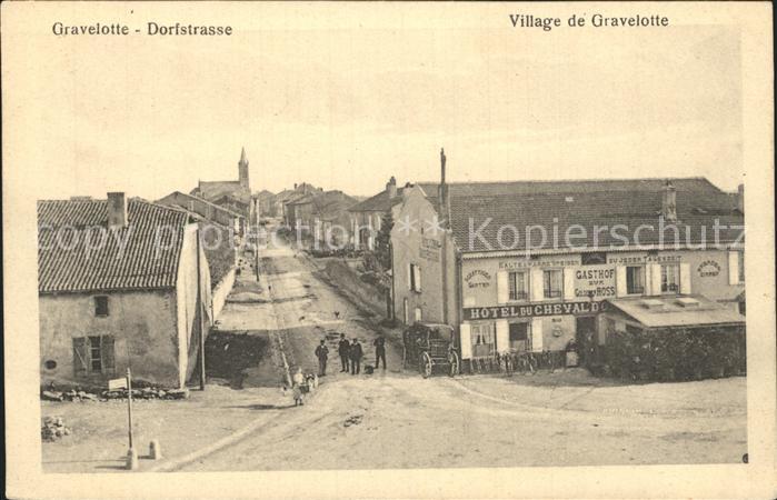 Gravelotte Moselle Dorfstrasse