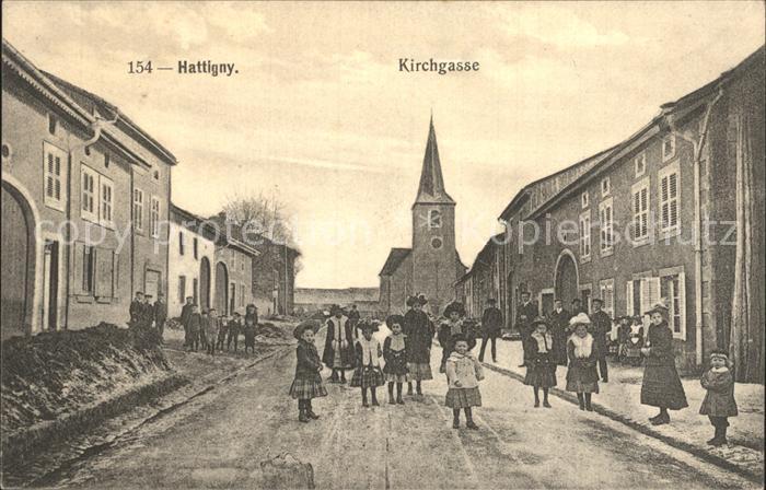 Hattigny Kirchgasse Kirche