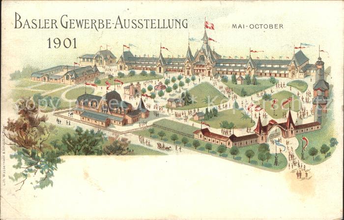 Basel BS Gewerbe Ausstellung 1901