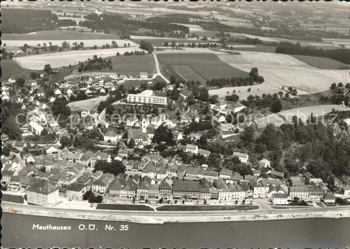 Mauthausen Oberoesterreich Fliegeraufnahme