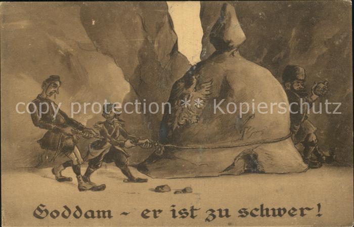 Politik Satire Goddam- er ist zu schwer WK1