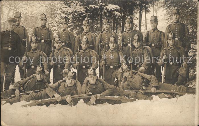 Bataillon JR 009 Jaeger Gruppenfoto WK1