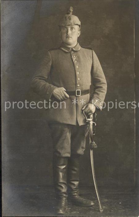 Regiment FAR 014 Feldartillerie portrait WK1