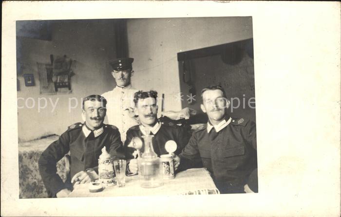 Regiment IR 109 Infanterie Militaria WK1 Soldatenleben Gruppenfoto