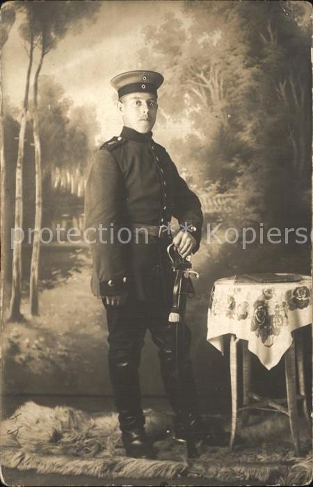 Regiment FAR 011 Feldartillerie WK1 Soldat Portrait