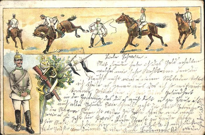 Militaria Kavallerie Pferde Soldaten