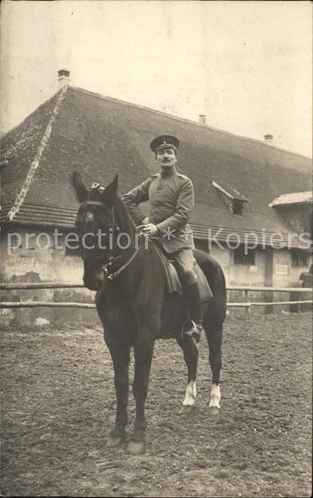 Strassburg Elsass Kavalerie Pferd  WK1 Militaria