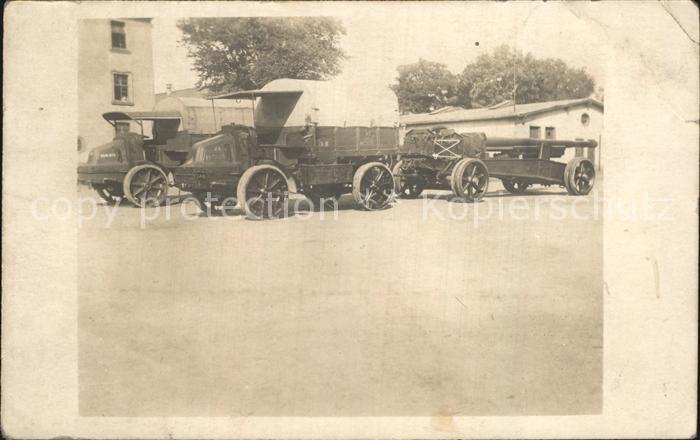 Militaria Geschuetze Transport Kanone 155 WK1