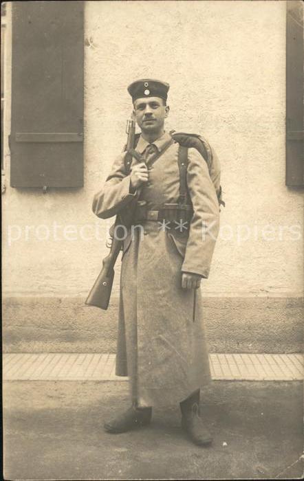 Militaria WK1 Soldat Hermann Mueller