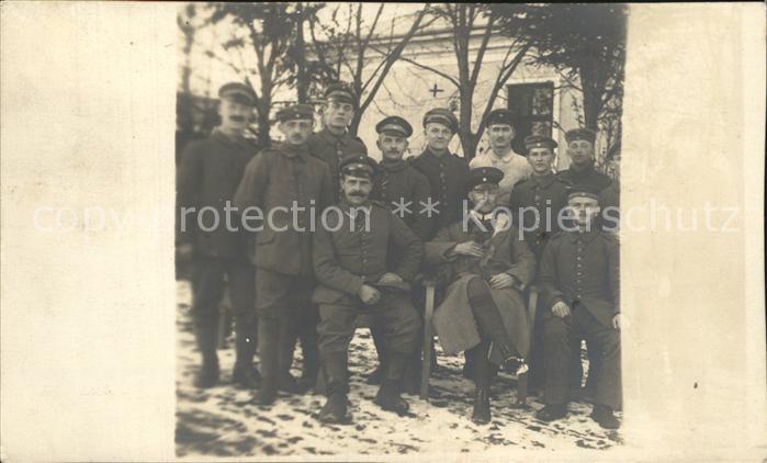 Militaria Offiziere Gruppenbild Polen WK1