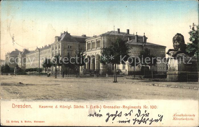 Regiment GR 100 Grenadier Regimentskarte Kaserne