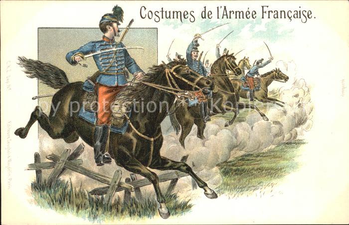 Militaria Frankreich Costumes de L'Armee Francaise