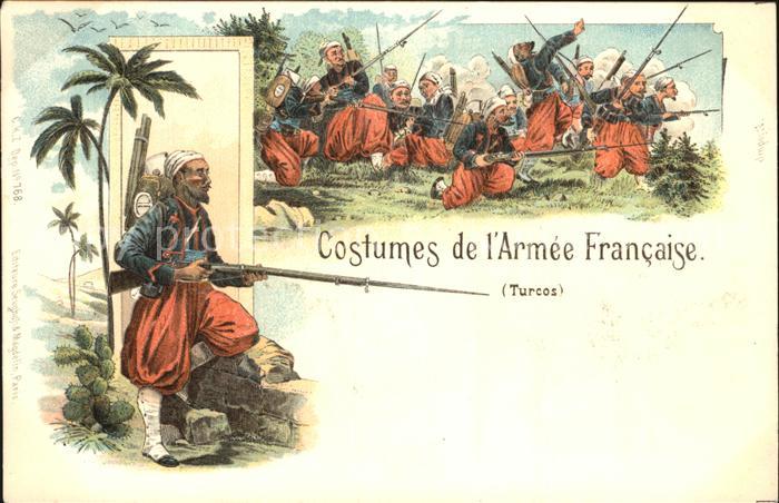 Militaria Frankreich costumes de l'Armee Francaise (turcos)