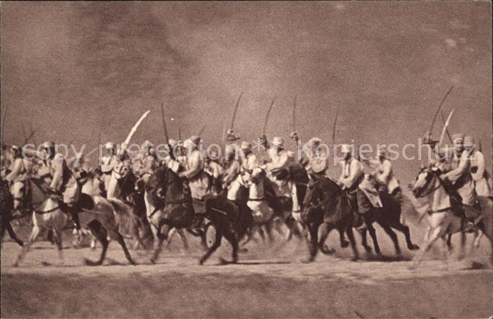 Militaria Frankreich Charge de Spahis WK1