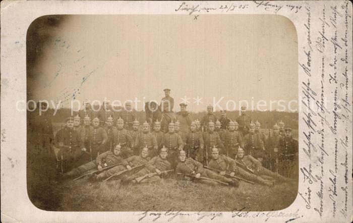 Militaria WK1 Gruppenfoto Fuerth  Bayern