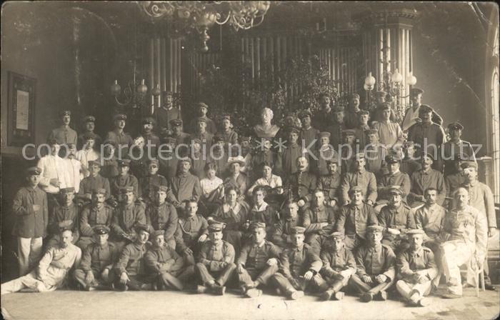 Militaria WK1 Gruppenfoto Fulda Lazarett