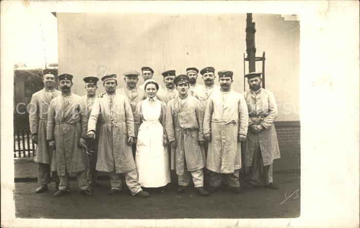 Militaria Lazarett Hamburg Gruppenfoto WK1 Krankenschwester
