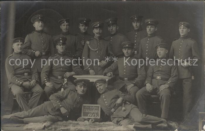 Militaria WK1 Gruppenfoto Lindau