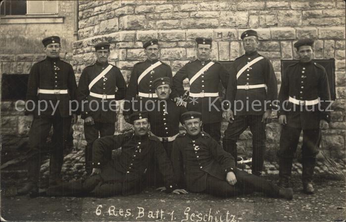 Lager Hammelburg 6 Reserve Battl 1 Geschuetz Gruppenfoto