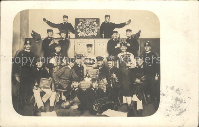Regiment LIR 101 Landwehr Infanterie Soldatenleben Gruppenfoto Erinnerung an Re