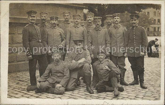 Militaria WK1 Gruppenfoto