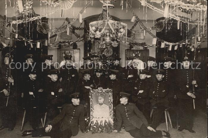 Regiment IR 177 Infanterie Wihnachten WK1 Gruppenfoto