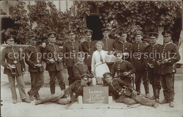 Militaria Eisenbahn Bayerische Reserve Eisenbahn- Bau-Kompanie 3 Gruppenfoto WK1