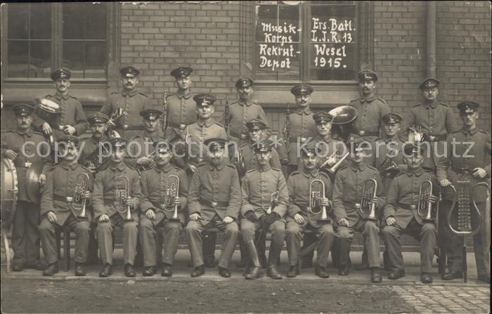 Regiment LIR 013 Landwehr Infanterie Musik Korps Rekrut.Depot Musikanten Orchest