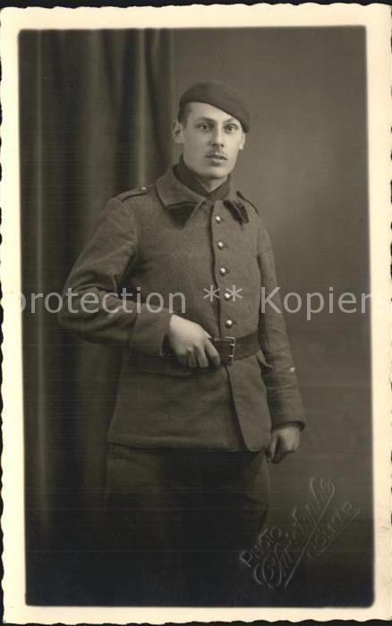 Militaria Frankreich Franzoesischer Soldat in Colmar Weltkrig 1