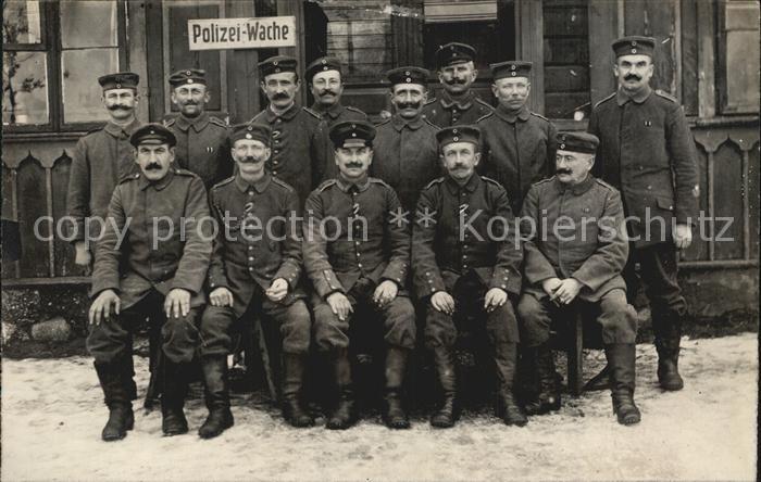 Militaria WK1 Polizeiwache