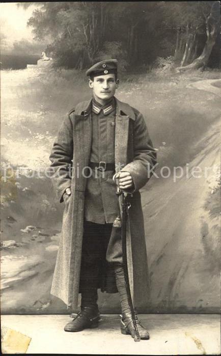 Militaria WK1 Feldartillerie Portrait