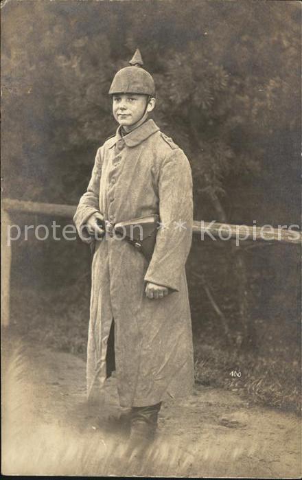 Militaria WK1 Soldat