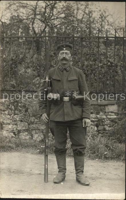 Militaria Landwehr  Landsturm Bataillon 62 Bajonett WK1