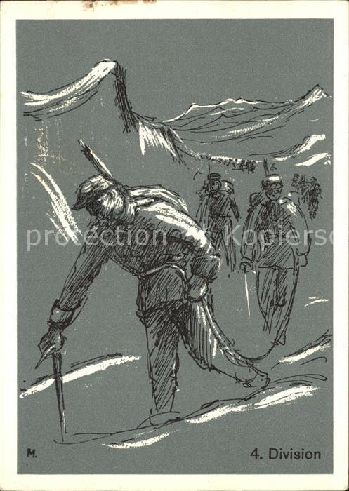 Militaria Schweiz Gebirgsjaeger Division 4
