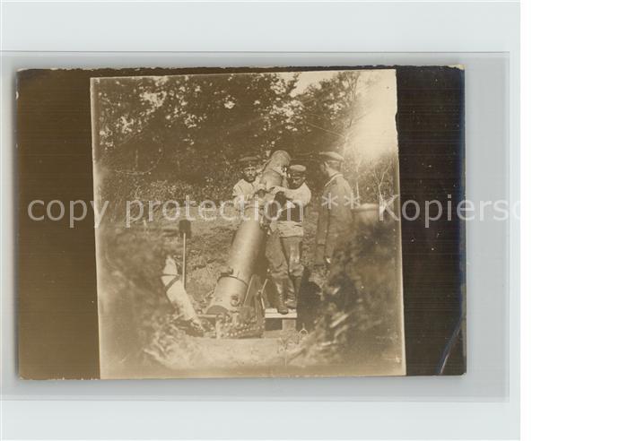 Militaria Geschuetze WK1