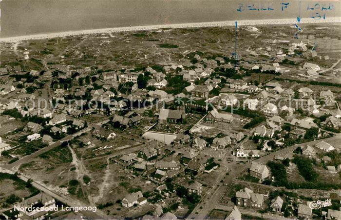 Langeoog Nordseebad Fliegeraufnahme