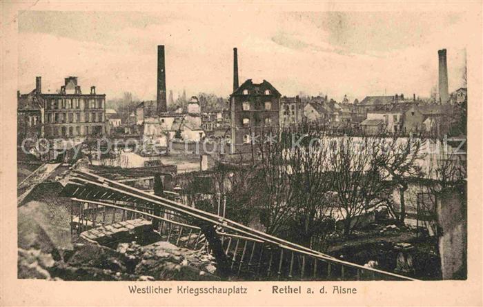 Rethel Ardennes Kriegszerstoerung