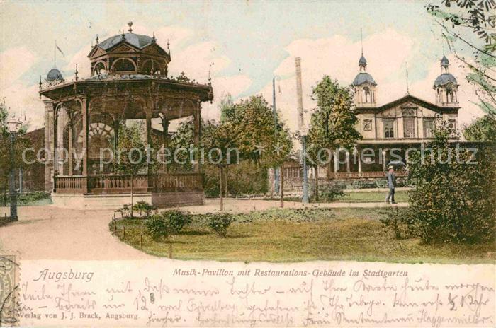 Augsburg Musikpavillon im Stadtgarten